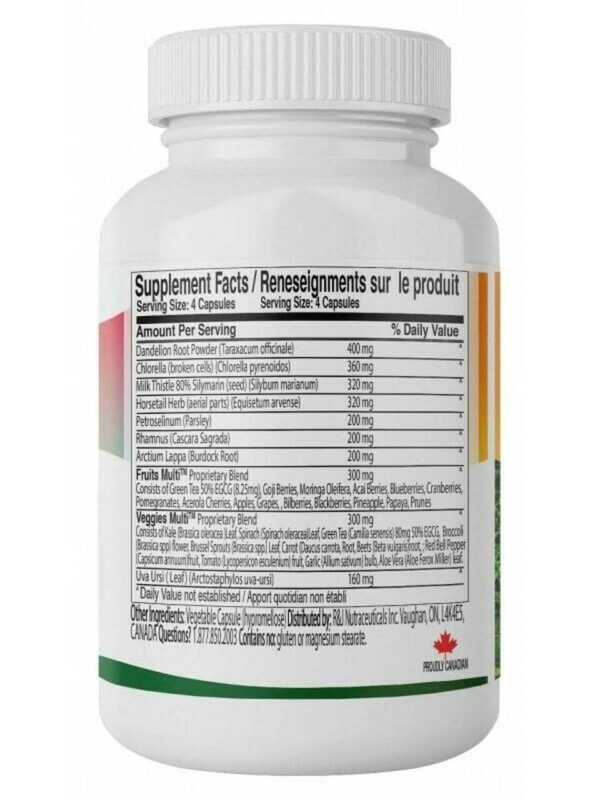 Cápsulas de Vita Detox para desintoxicación natural cuerpo entero