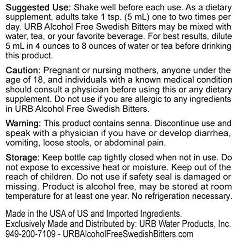 Detalle ingredientes Amargos Suecos Maria Treben URB Agua