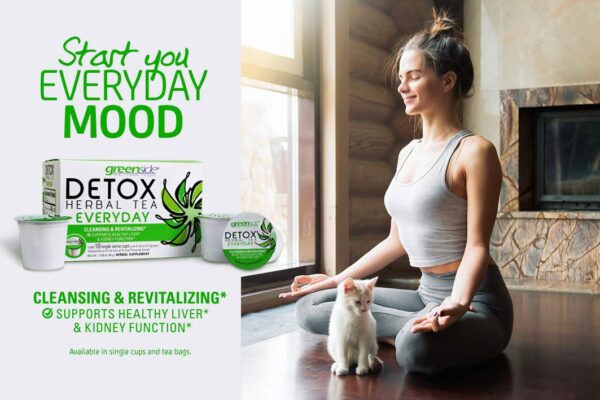 Tazas para té detox greenside sabor natural herbal