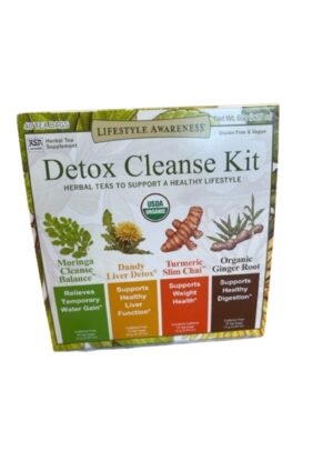 Kit de té herbal detox Lifestyle Awareness 40 bolsitas