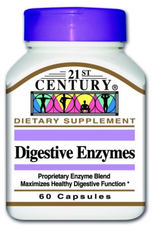 Digestive Enzymes 21st Century etiqueta