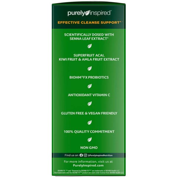 Enzimas digestivas y vitamina C en suplemento detox Purely Inspired