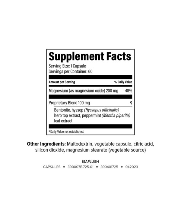 Cápsulas Isagenix IsaFlush para digestión y regularidad Cápsulas Isagenix IsaFlush para digestión y regularidad