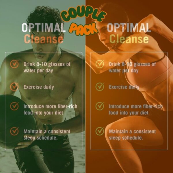 Serie de cápsulas detox para 14 días hombres