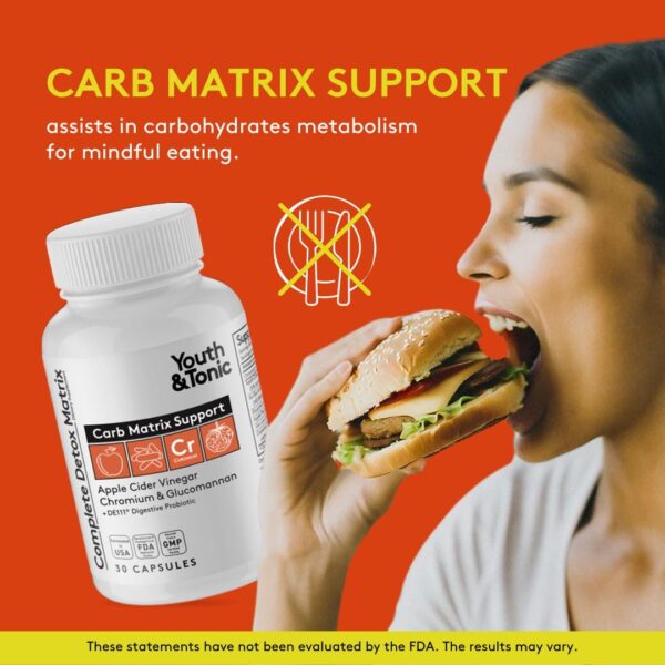 Youth & Tonic packaging y cápsulas detox para intestino