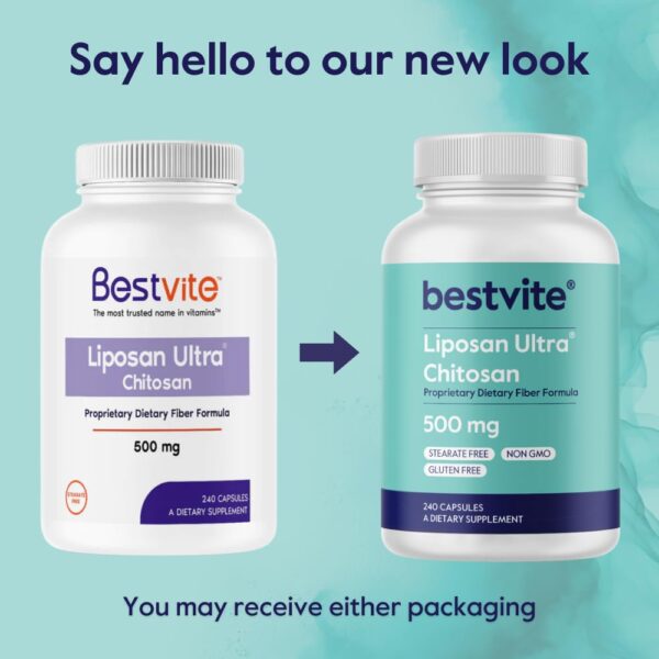 Etiqueta de Liposan Ultra Chitosan MOSTVITE