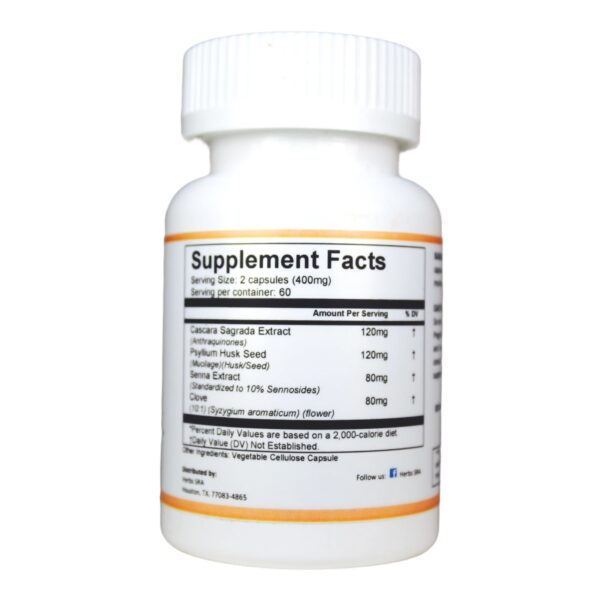 Cápsulas de limpieza digestiva ColonDetox+