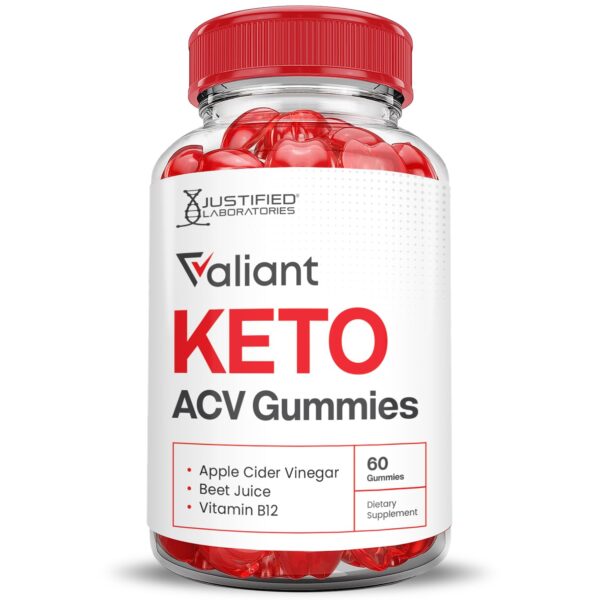 Detalle gomitas veganas Valiant Keto ACV
