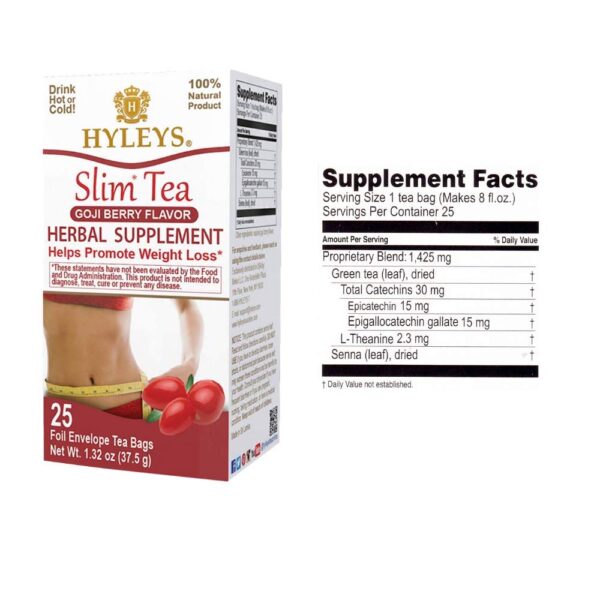 Taza con té Hyleys Slim Goji Berry