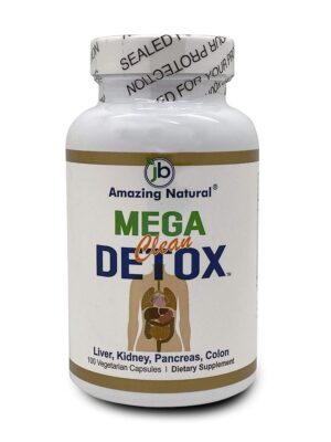 Amazing Natural Mega Clean Detox cápsulas veganas 100 ct