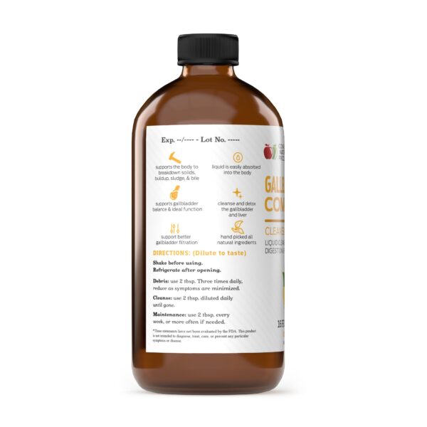 Botella suplemento para limpieza de hígado y digestión