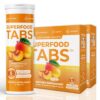 Paquete de Superfood Tabs sabor durazno mango