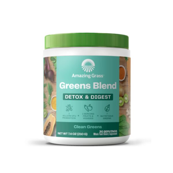 Mezcla superalimentos verdes Amazing Grass para detox