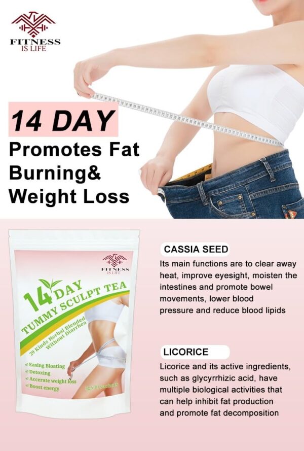 Hierbas naturales para mezcla de té detox y digestión