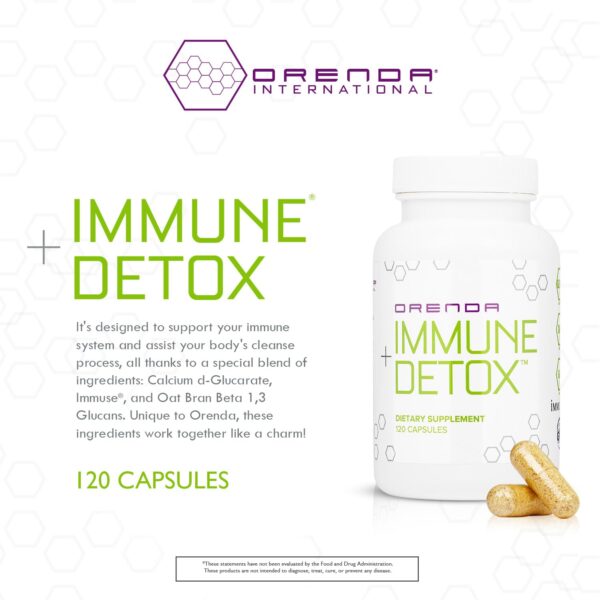 Fórmula Orenda Immune Detox ingredientes calcio glucarato Fórmula Orenda Immune Detox ingredientes calcio glucarato