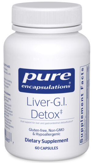 Frasco Pure Encapsulations Liver-G.I. Detox 60 cápsulas