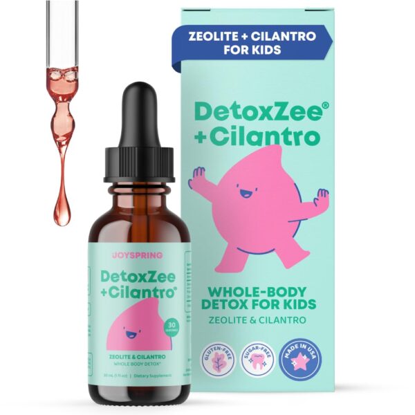 JoySpring DetoxZee gotas detox naturales para niños con cilantro
