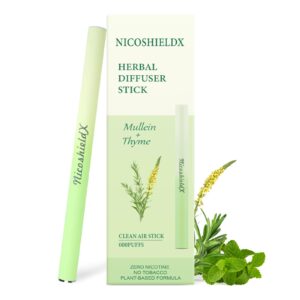 Paquete del palito difusor herbal NicoShieldX para pulmones