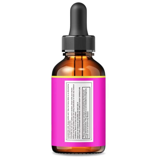 Detalle etiquetas y gotero gotas Himalayan Burn Pro NutraVibe