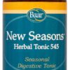 Botella tónico herbal Baar New Seasons limpieza del sistema digestivo