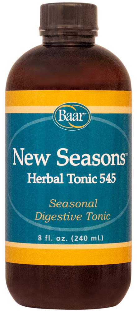 Botella tónico herbal Baar New Seasons limpieza del sistema digestivo