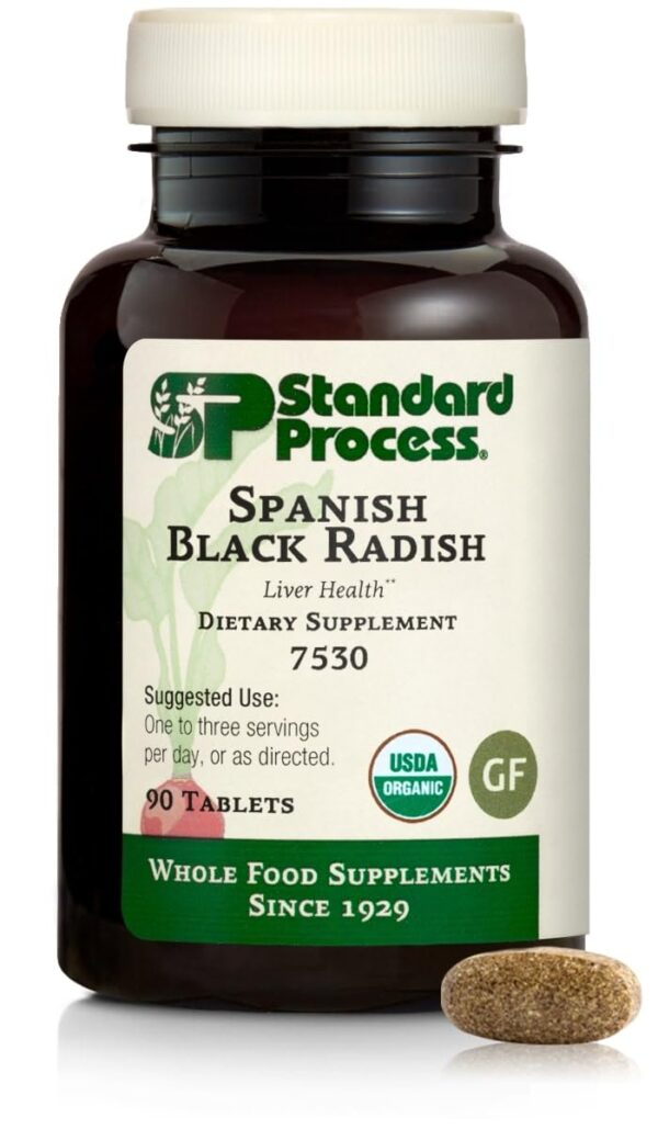 Rábano negro español Standard Process caja 90 tabletas