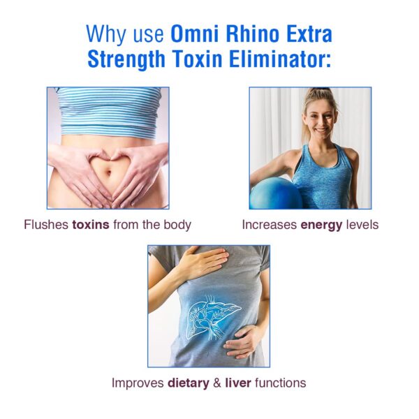 Producto detox líquido Wellgenix Omni Rhino 8 oz