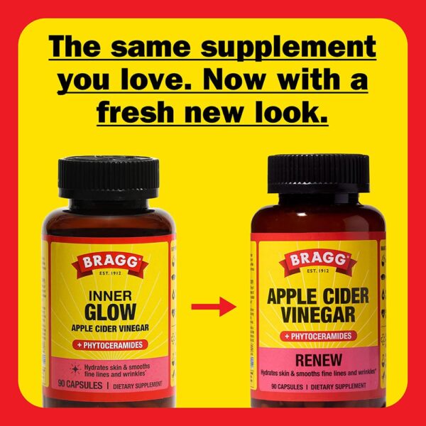 Suplemento BRAGG Renew vinagre sidra manzana 90 cápsulas