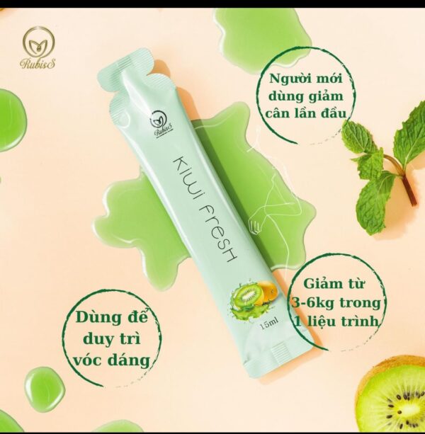 Ingredientes naturales jugo detox Rubiss kiwi piña manzana