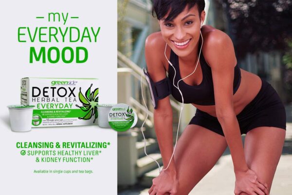 Té herbal greenside desintoxicante para consumo diario