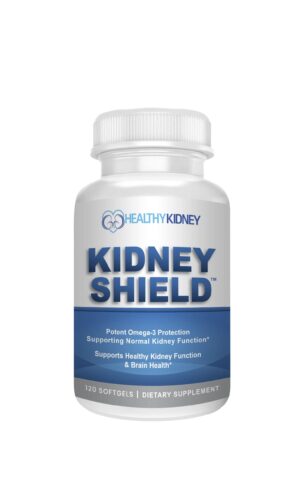 Suplemento Kidney Shield omega 3 para salud renal