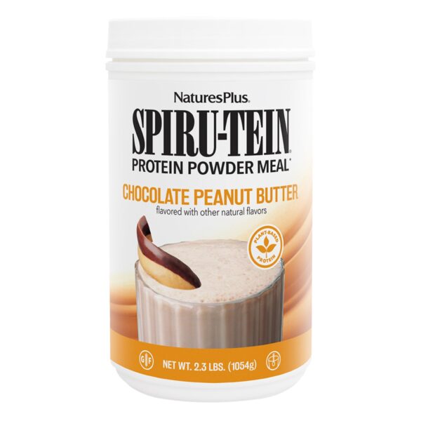 Paquete batido proteína vegetal SPIRU-TEIN Natures Plus 2.3 lbs