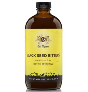 Black Seed Bitters botella con moringa paquete de 3