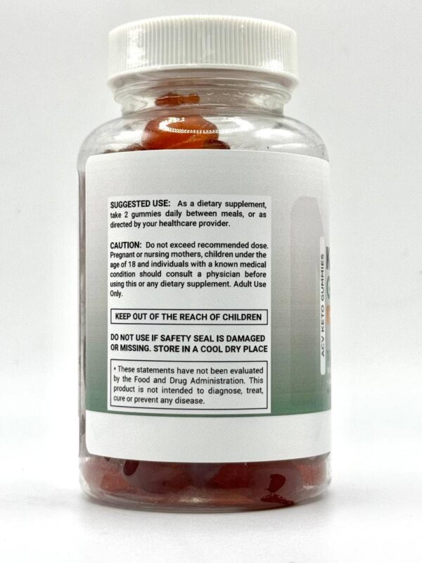 Gomitas Bioketix keto vinagre sidra manzana paquete 5 unidades