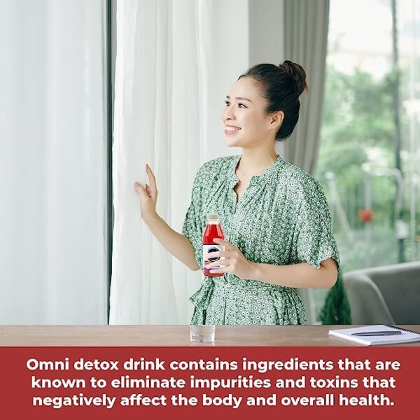 Bebida herbal limpieza cuerpo Wellgenix Omni Detox 16 oz