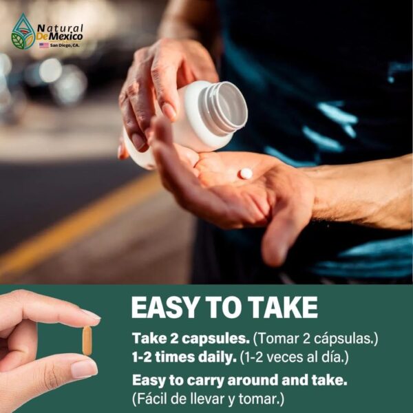 Ingredientes suplemento Natural de Mexico limpieza ácido úrico