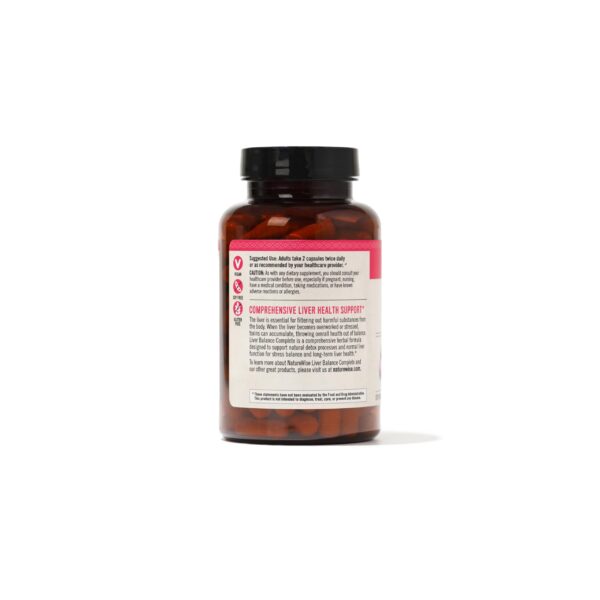 Detox de hígado con cápsulas veganas y antioxidantes NaturWise