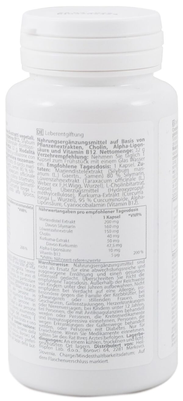 Cápsulas con vitamina B12 y ácido alfa lipoico Heiltropfen