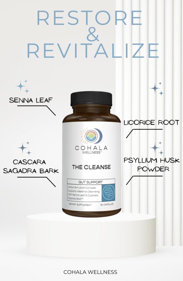 Suplemento natural The Cleanse COHALA para limpieza de colon