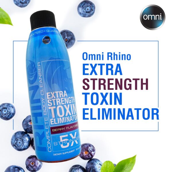 Etiqueta Wellgenix Omni Rhino detox bebida