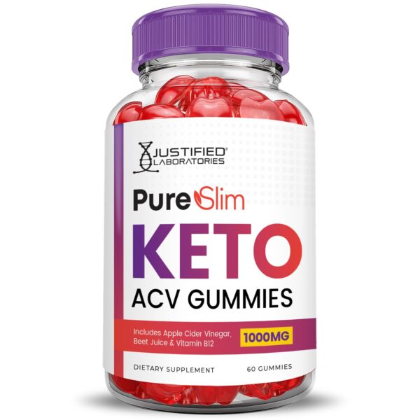 Pure Slim Keto ACV gomitas sin gluten y veganas 3