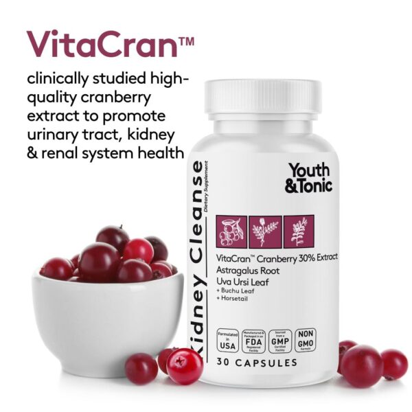 Vista cápsulas para limpieza renal y desintoxicación ACV