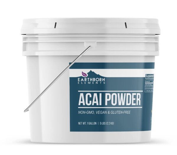 Añadir polvo de baya de açai a yogur batidos y jugos