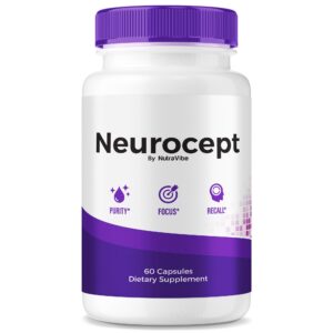 Frente de la caja NutraVibe Neurocept Frente de la caja NutraVibe Neurocept
