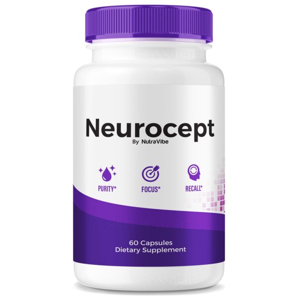 Frente de la caja NutraVibe Neurocept Frente de la caja NutraVibe Neurocept