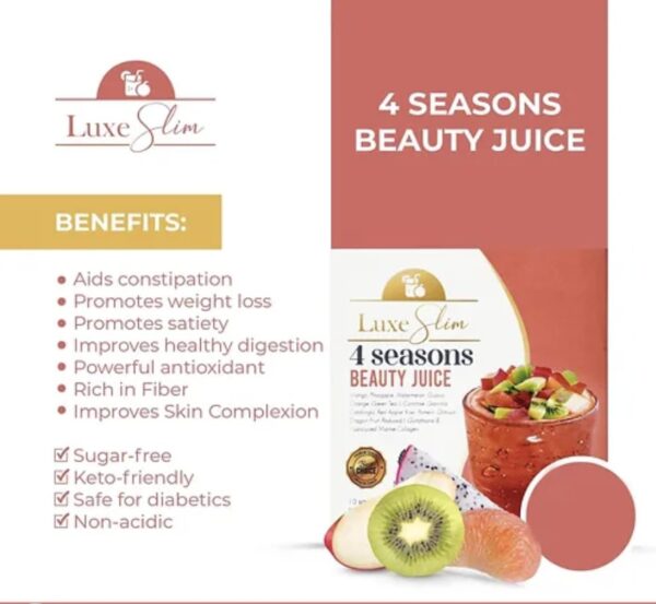 Sobre individual de Luxe Slim 4 Seasons Jugo Belleza