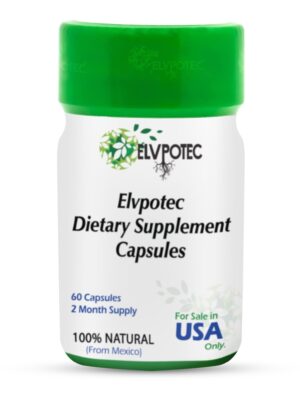 ELVPOTEC suplemento 60 cápsulas naturales para cuerpo e intestino