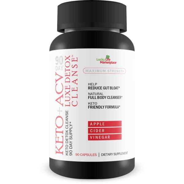 Botella 90 Day Keto Acv Luxe Detox Cleanse