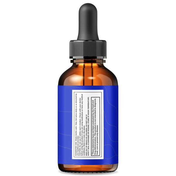 Etiqueta del producto gotas Vigor Solar fórmula diaria