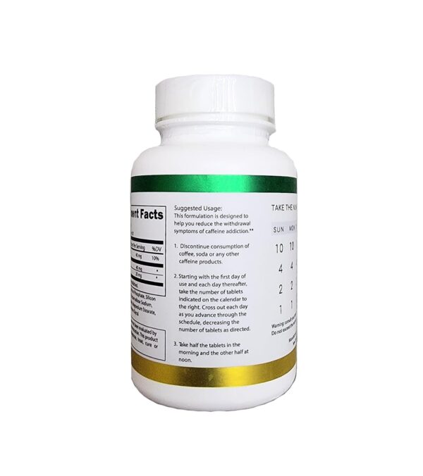 Caja suplemento Caffeine Cleanse para reducir cafeína